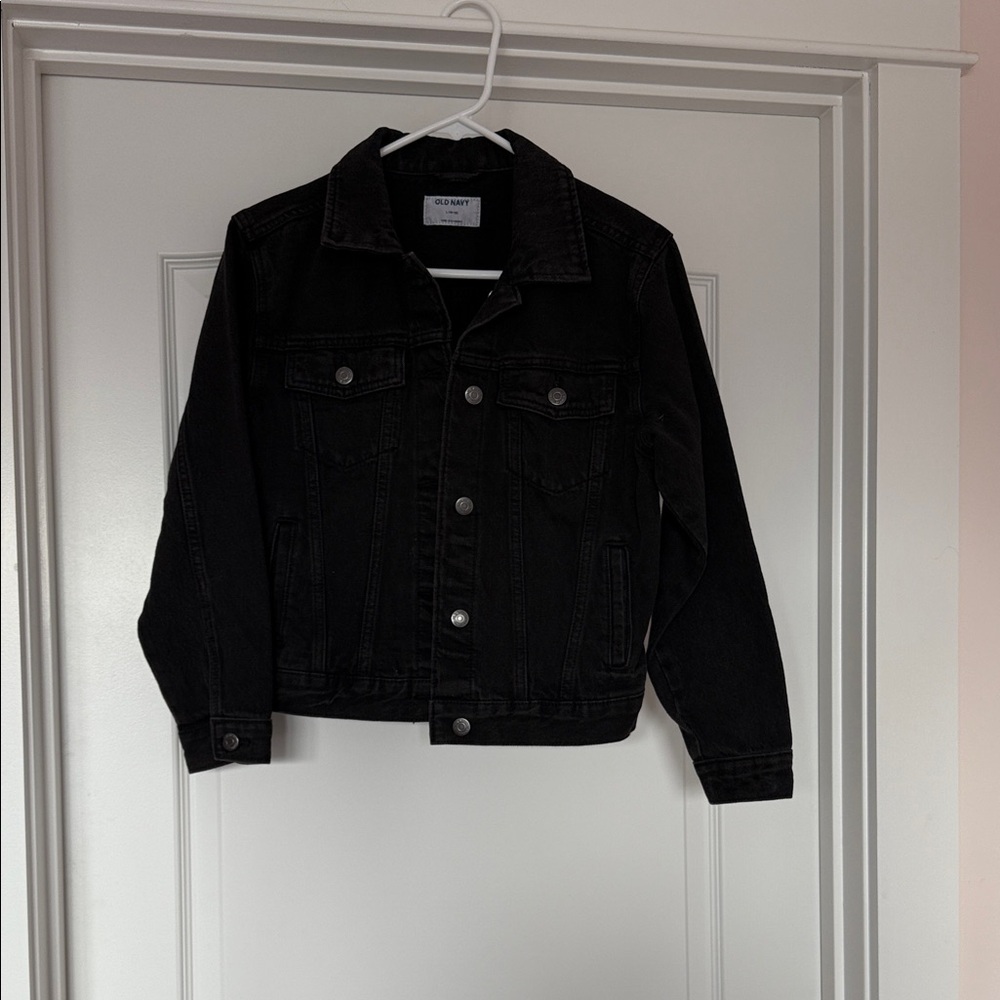 Old Navy Kids Black Denim Jacket